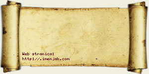 Sandra Rakita vizit kartica